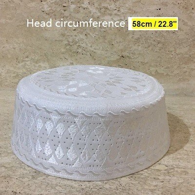 Muslim Bonnet Cap Hats Arabic Men Prayer Islam Egyptian Kufi Topi Men's Accessories Saudi Arabia African Head Wraps Brown Hats