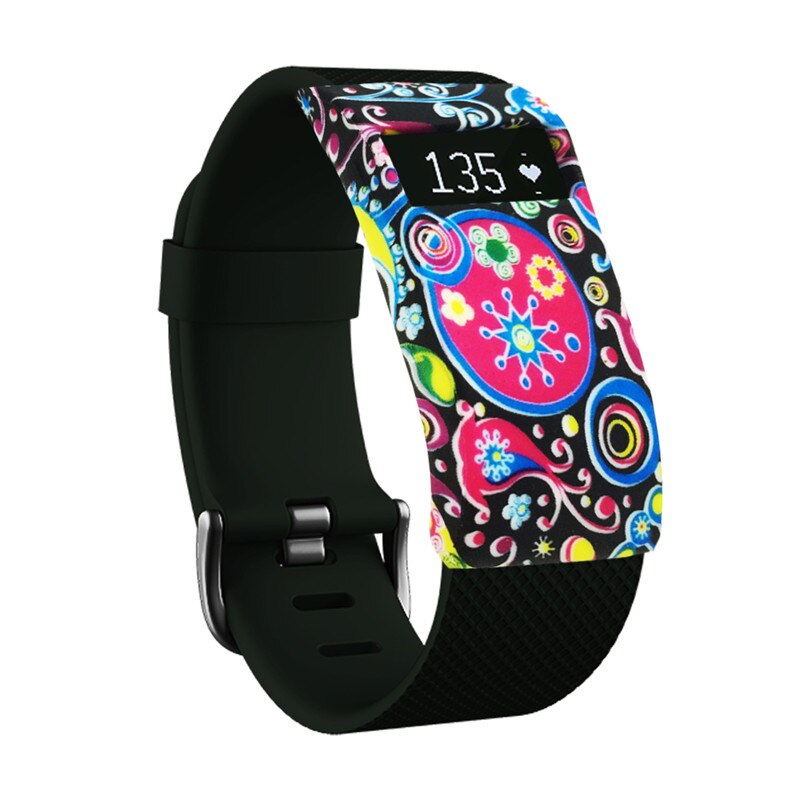Funda de silicona suave y delgada para Fitbit Charge HR, funda protectora de para pulsera: O