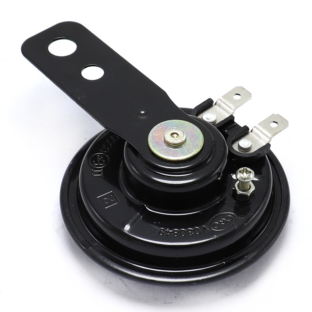 Claxon eléctrico Universal para motocicleta, 12V, 1.5A, 105db, fuerte, soporte para escúter, bicicleta eléctrica, ciclomotor, Dirt Bike, ATV