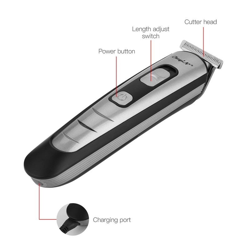 Rechargeable Haircut Electric Hair Cutting Machine Men Hair Trimmer Hair cut clipper Beard Trimmer 3 limit combs
