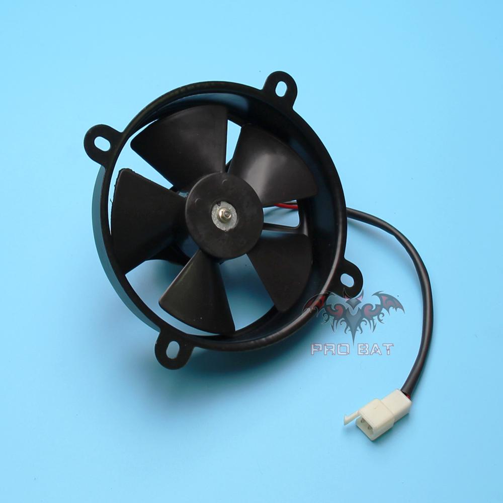 12V 6 inch Thermo Radiator Electric Cooling Fan For 150c 200cc 250cc Pit Trial Quad Dirt Bike ATV Buggy PRO BAT