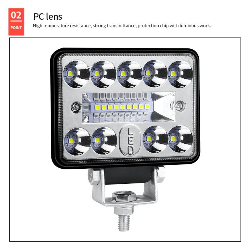 2PCS Flush Mount Led Spotlight For Cars Halogen Led 12v Off Road Lights Led Light Driving Safety Lamp Led Off Road Light