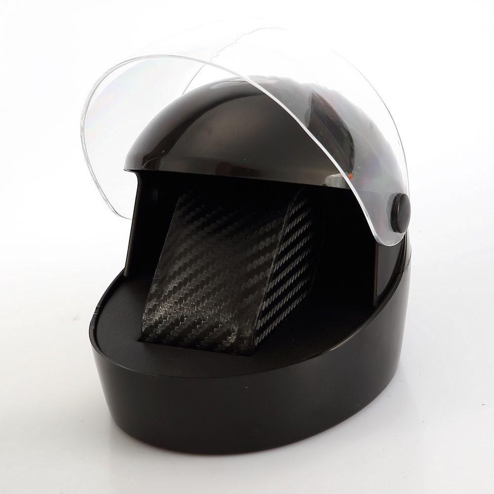 Boîte de rangement en cuir Pu pour casque de moto, de luxe, manchette en plastique, présentoir, support de montre unique: Black