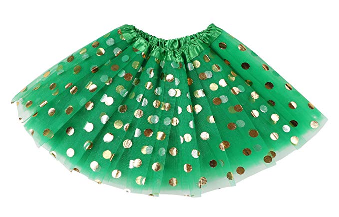 St Patrick Dag 3 Lagen Green Tulle Pettiskirt Dans Ballet Tutu Voor Meisje