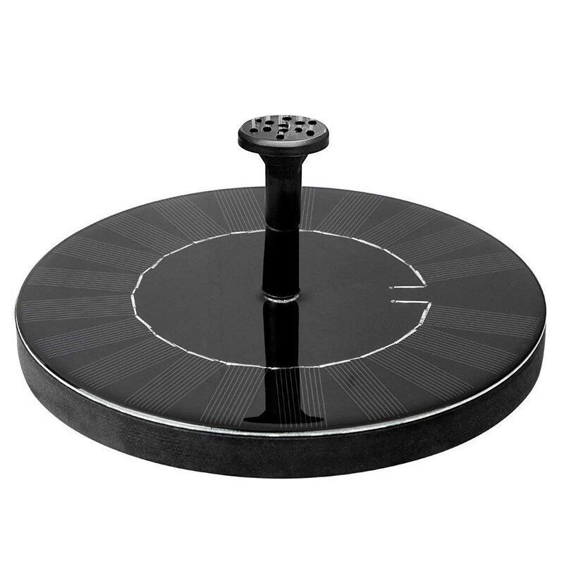 Solar Fontein Pomp Met 6 Nozzle Vrijstaande Drijvende Zonne-energie Waterpomp Voor Tuin Patio Vijver: Default Title