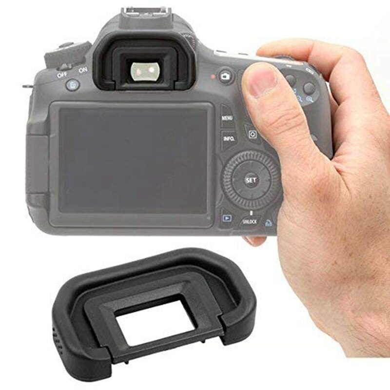 Kamera okular eyecup 18mm eb udskiftning søger beskytter til canon eos 80d 70d 60d 77d 50d 5d 5d mark  ii 6d 6d mark  ii 40