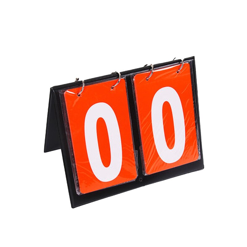 2-Digit Scoreboard Table Top Flip Score Count Board for Basketball,Volleyball