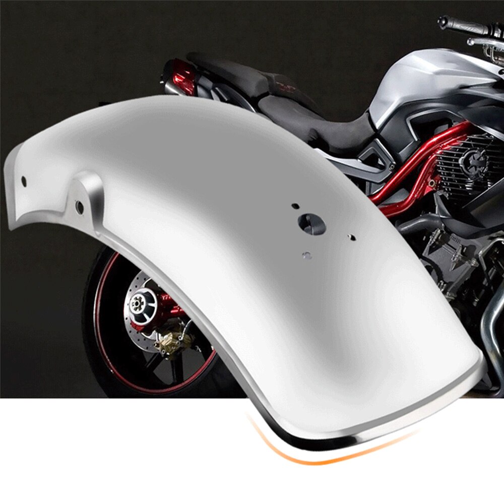 Motorbike Rear Fender Mud Guard Rvs Chrome Achterwiel Spatbord Spatbord Motorfiets voor Honda CN125 CN 125 Moto