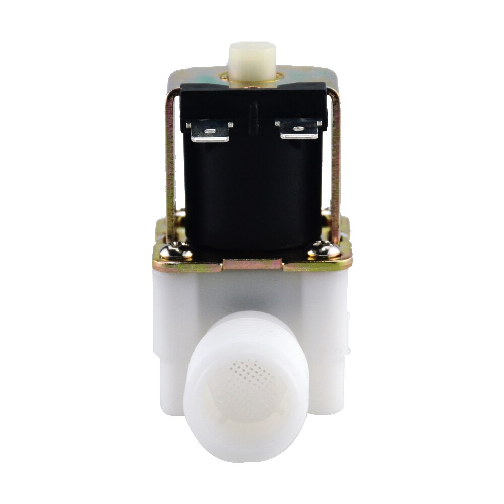 1pc dc 12v 24v normalt åpen ventil solenoid elektrisk vannkontrollventil 1/2 & #39 ;& #39 ; nei
