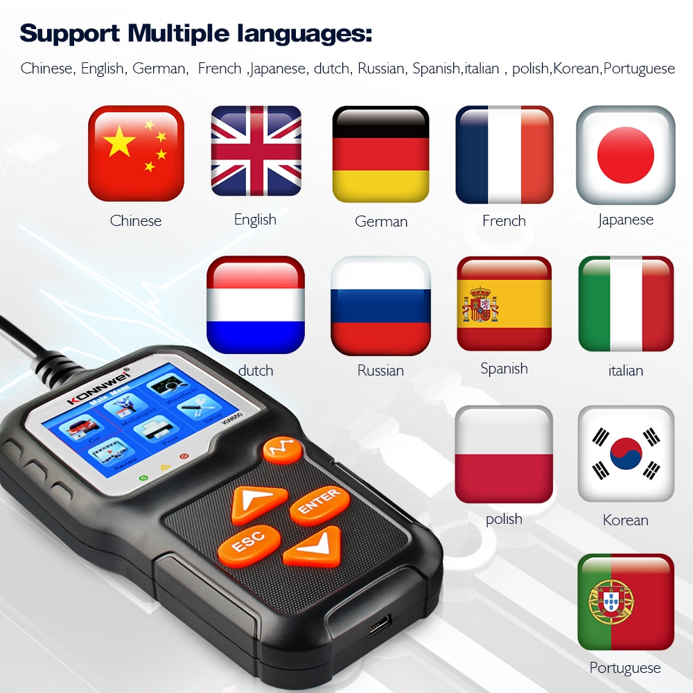 Câble Autel MaxiScan MS509 seulement lecteur de Code automatique obd2 balayage de diagnostic automatique OBD II connecteur de câble d'essai principal de voiture