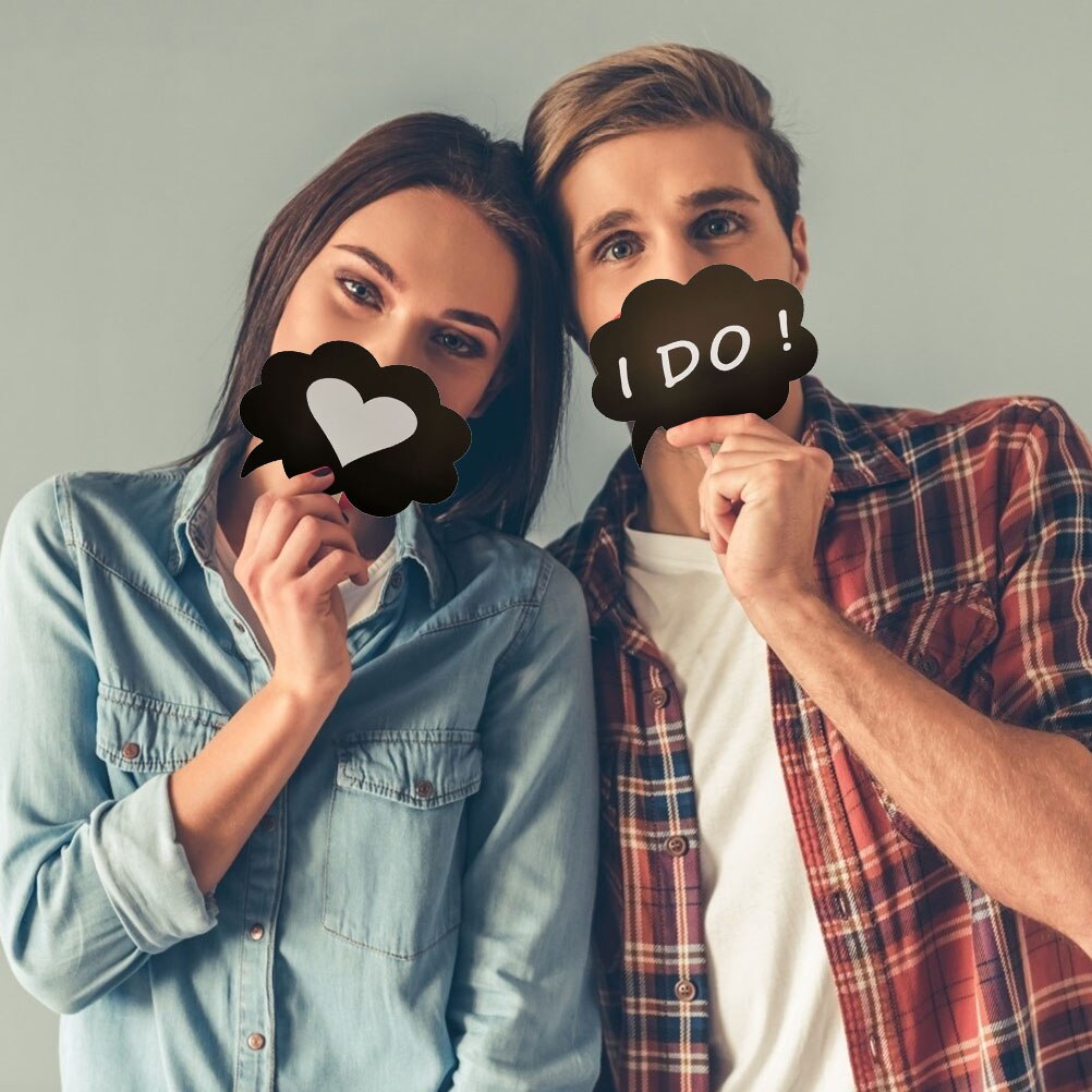 11pcs Photo Booth Props Wedding Party Decoration Birthday Party Favor Funny Photo Booth Valentine'S Day Photobooth Props