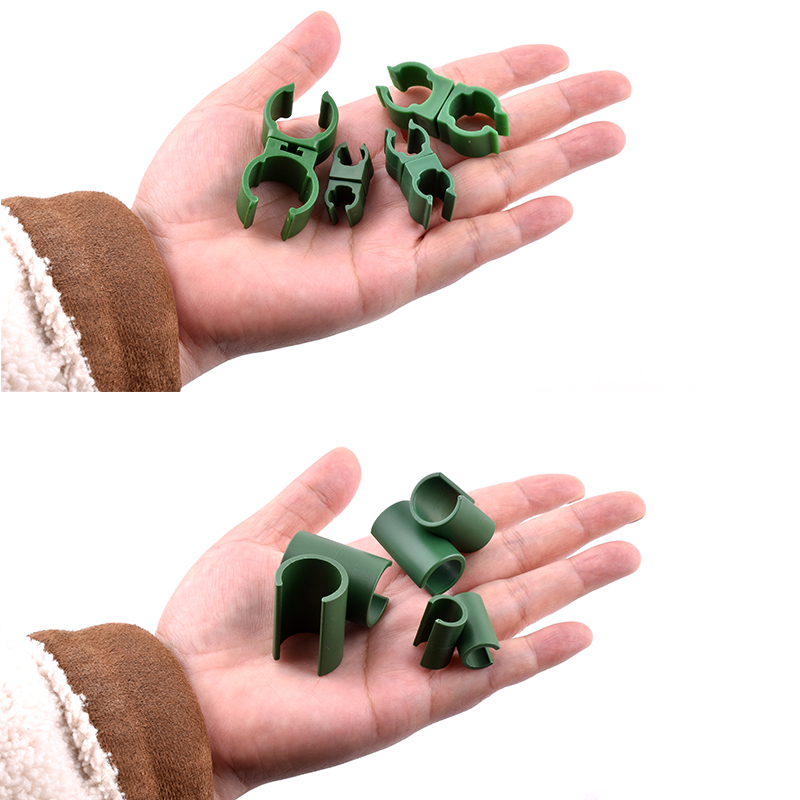 5/10/20Pcs Plant Support Trellis Connector Fixed Cross Clip Stake Clips 360 Adjustment Fixed Clamp Gardening Support Accessories