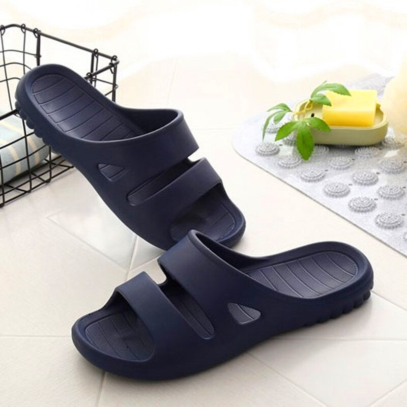 EPHER, sandalias deslizantes ligeras para hombre, sandalias antideslizantes de verano para playa, calzado antideslizante para baño y ducha