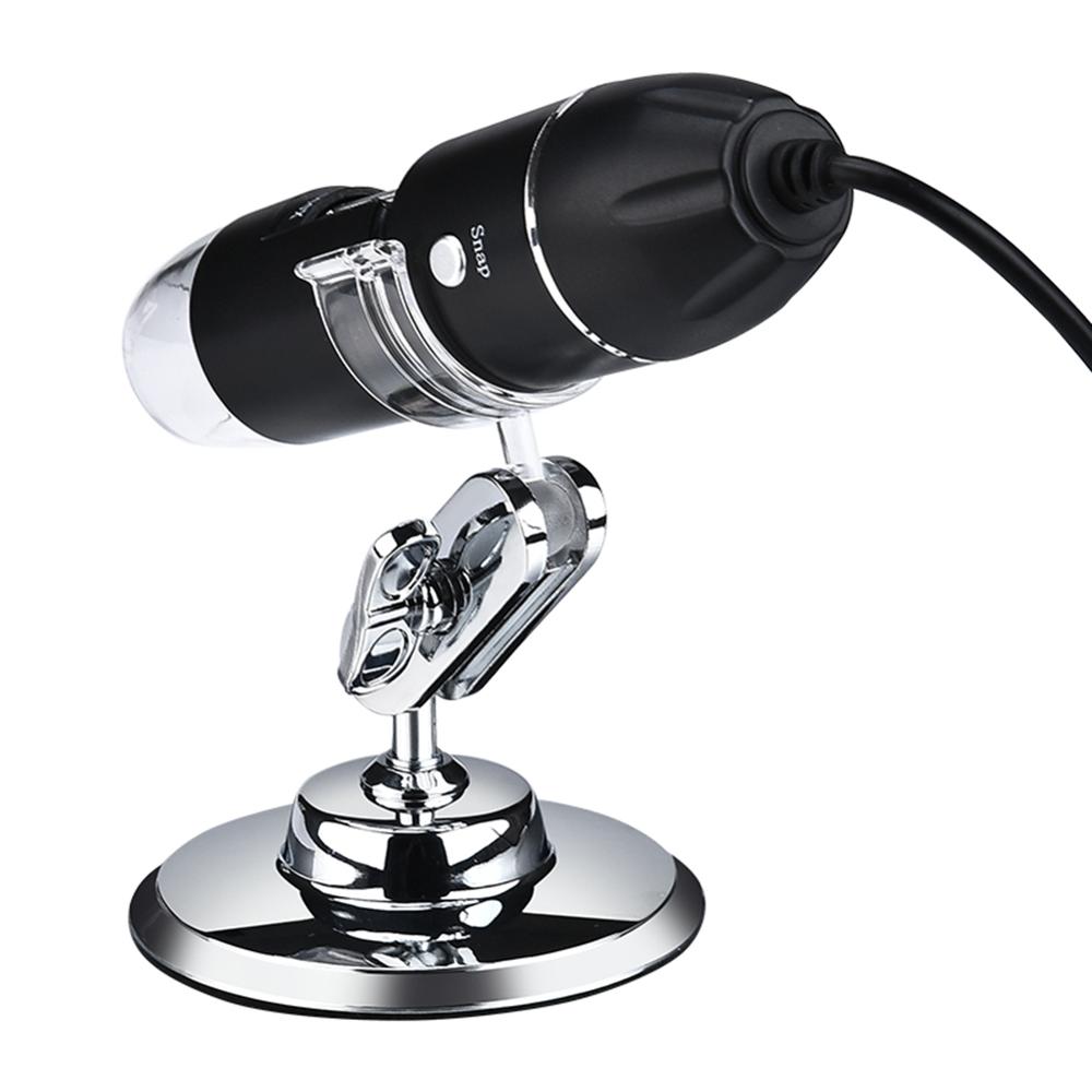1000X USB Microscope Handheld Portable Digital Microscope USB Interface Electron Microscopes with 8 LEDs with Bracket