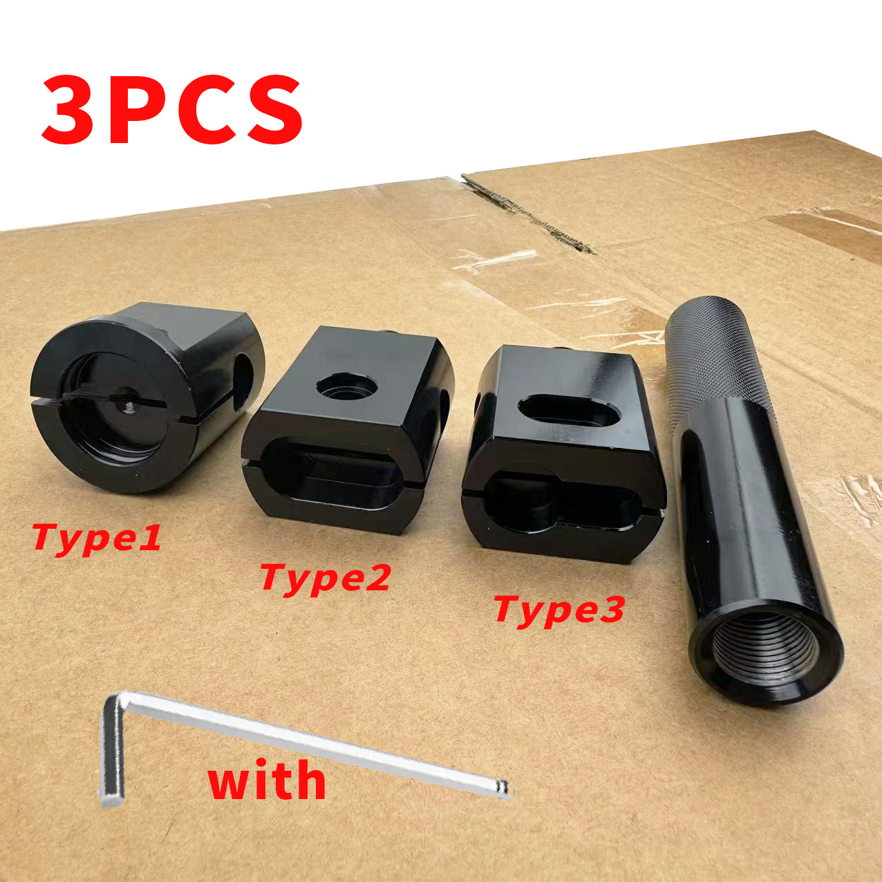 2 -i- 1 kraftig med avtrekkerverktøy, skiftenøkkel, ab-låskjerne, ab-låssylinderfjerner, verktøysett for låsesmed, tønnebryting: Hvit