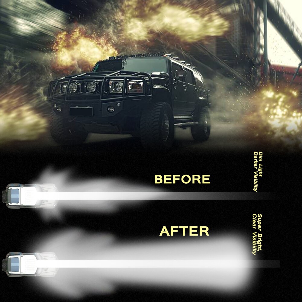 4 Inch Tri-Row LED Car Work Light Bar Spotlight 12V 24V 6000K For 4x4 4WD Offroad SUV ATV Truck Lorry Wagon