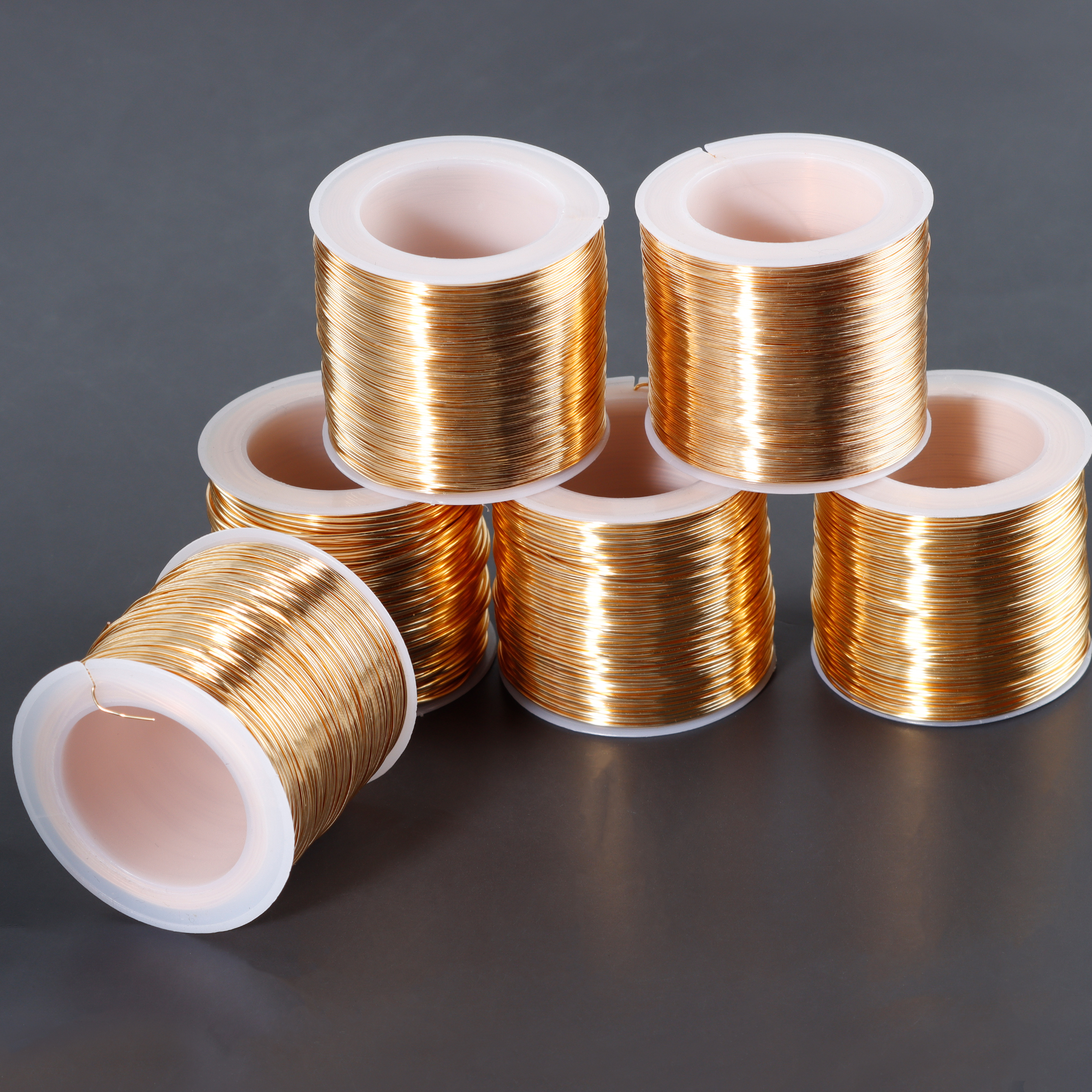 YEGUI M997, accesorios de joyería, alambre de cobre, chapado en oro de 18k, nunca se desvanece, hallazgos de joyería, dijes, bricolaje, fabricación de joyas, un rollo/lote