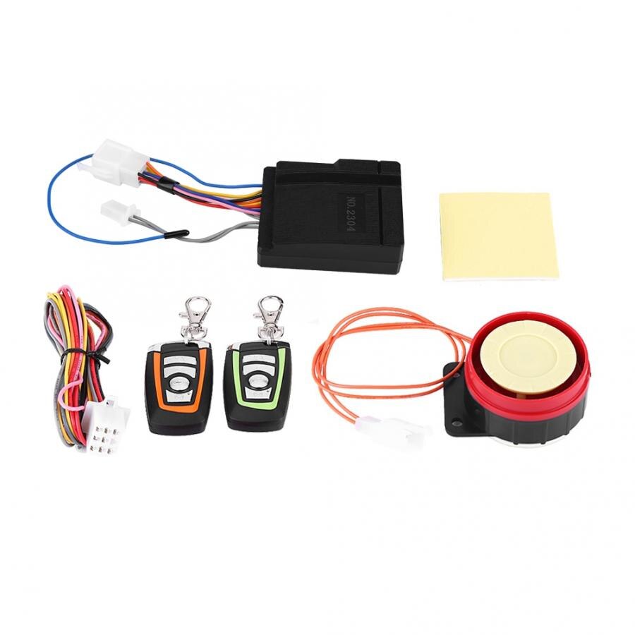 Motorfiets Anti-Diefstal Alarmsysteem Met Dubbele Afstandsbediening Universial Anti-Hijacking 12V Motor Accessoires