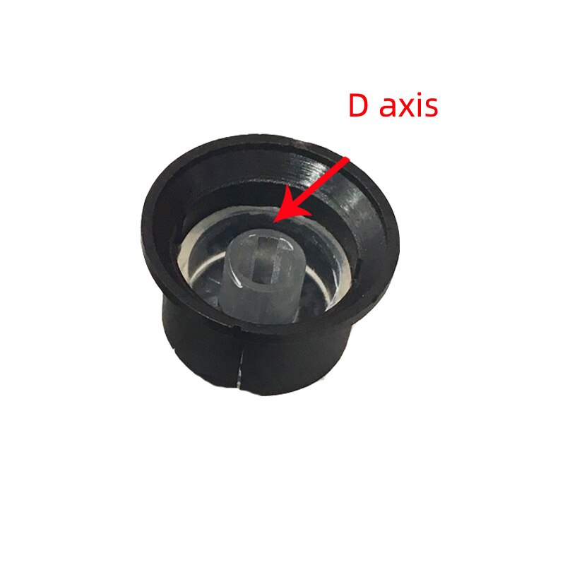 2uds 3D printer parts 25*15MM Shaft Diameter Plastic ring light-emitting Encoder knobs Half Shaft Plum Shaft Type for 3d printer: D axis