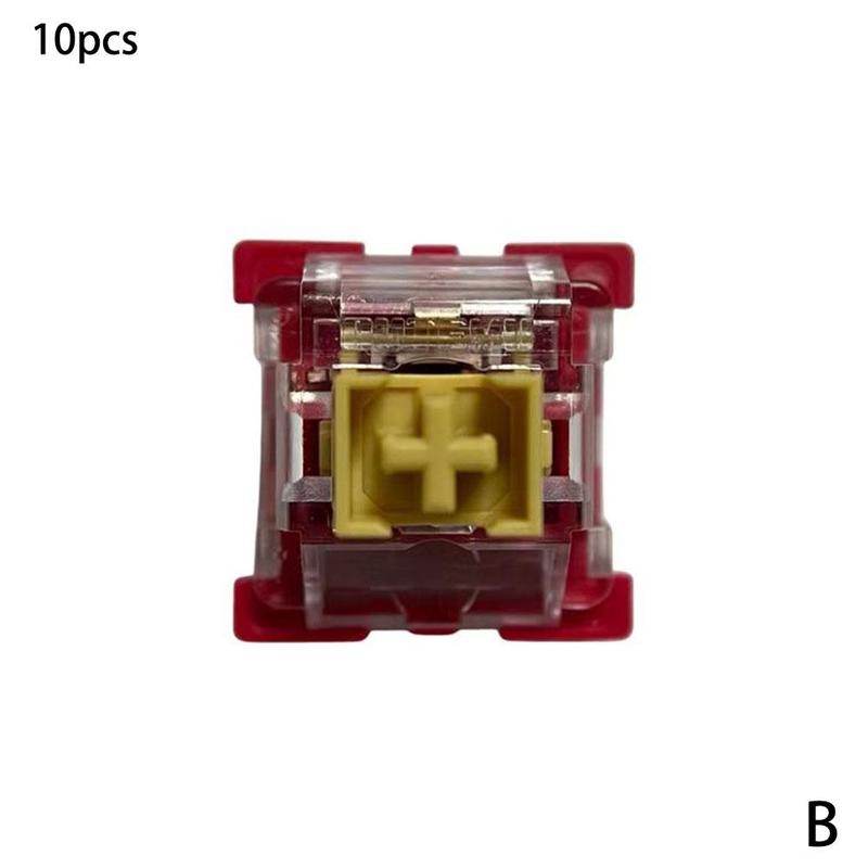 10pcs Outemu Switches Mechanical Keyboard Switch Silent Clicky Linear Tactile Similar Holy Panda Switch Lube RGB Gaming MX Switc: Outemu Panda Switch