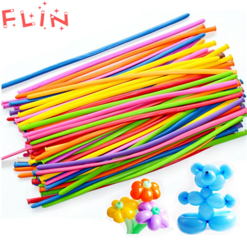 Globos inflables de colores variados para decoración de fiestas, animales largos, mágico, giro, boda, bricolaje