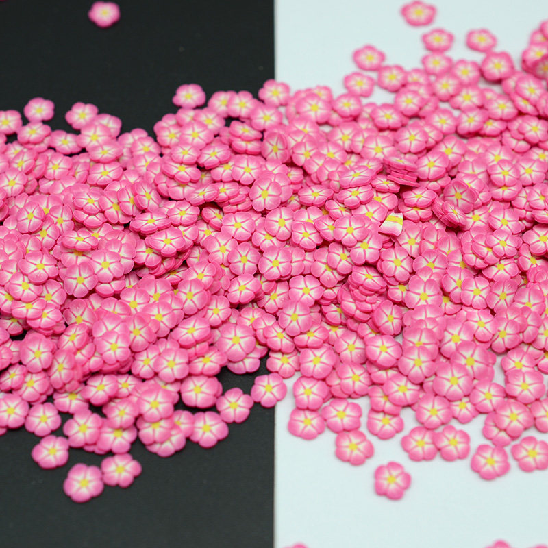 Nice Cute Nail Art Polymer Clay Flowers slice DIY Cute Decor Decals , Clay Scrapbook Decoration: 9