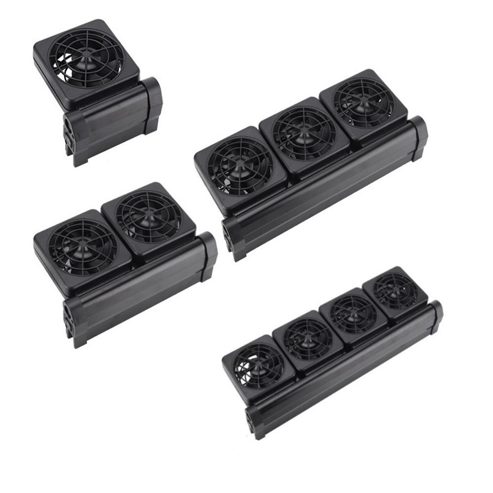 Aquarium Fish Tank Cooling Fan System Chiller Reduce Water Temperature 1/2/3/4 Fan