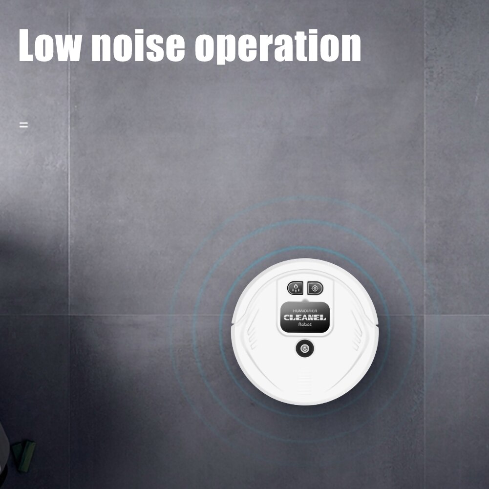 Intelligent Automatic Sweeper Robot USB Charging UV Lamp Low Noise 1200mah Capacity One-click Start Home Cleaning Machine