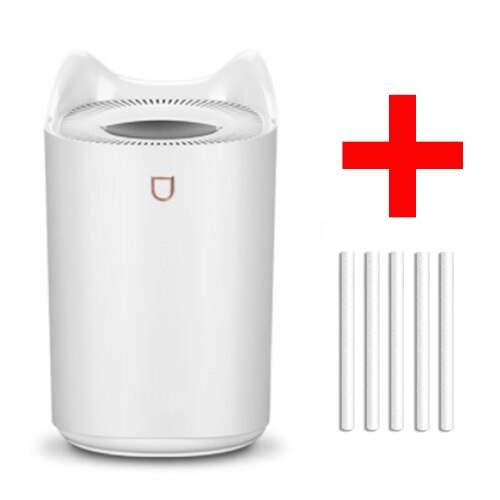 Luft Luftbefeuchter groß Kapazität 3000Ml Luft Diffusor Atomizer Ultraschall- Aroma Diffusor cool Nebel Hersteller Luft Humificador Luftreiniger: Weiß-5Stck