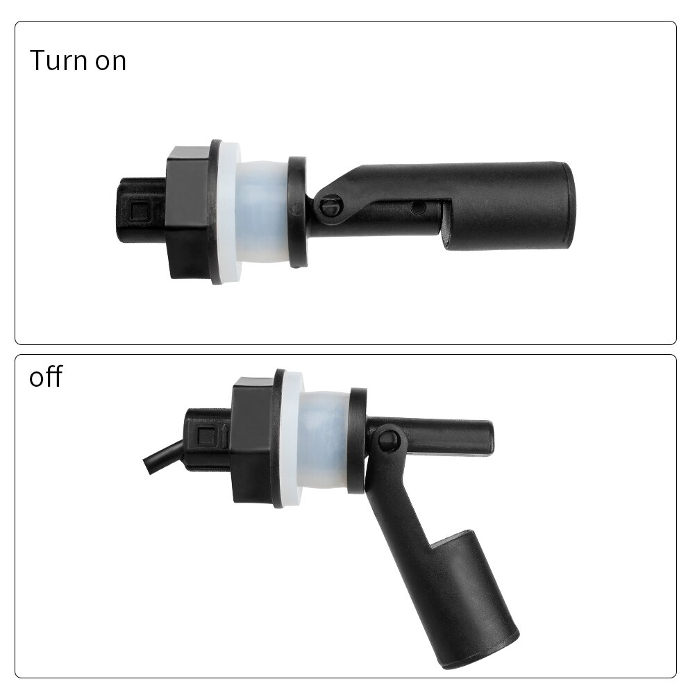 6Pcs 220V Liquid Level Sensor 3/8Inch Thread Water Tanks Horizonal Install Water Tank Float Switch,Normal Open/Normal Close