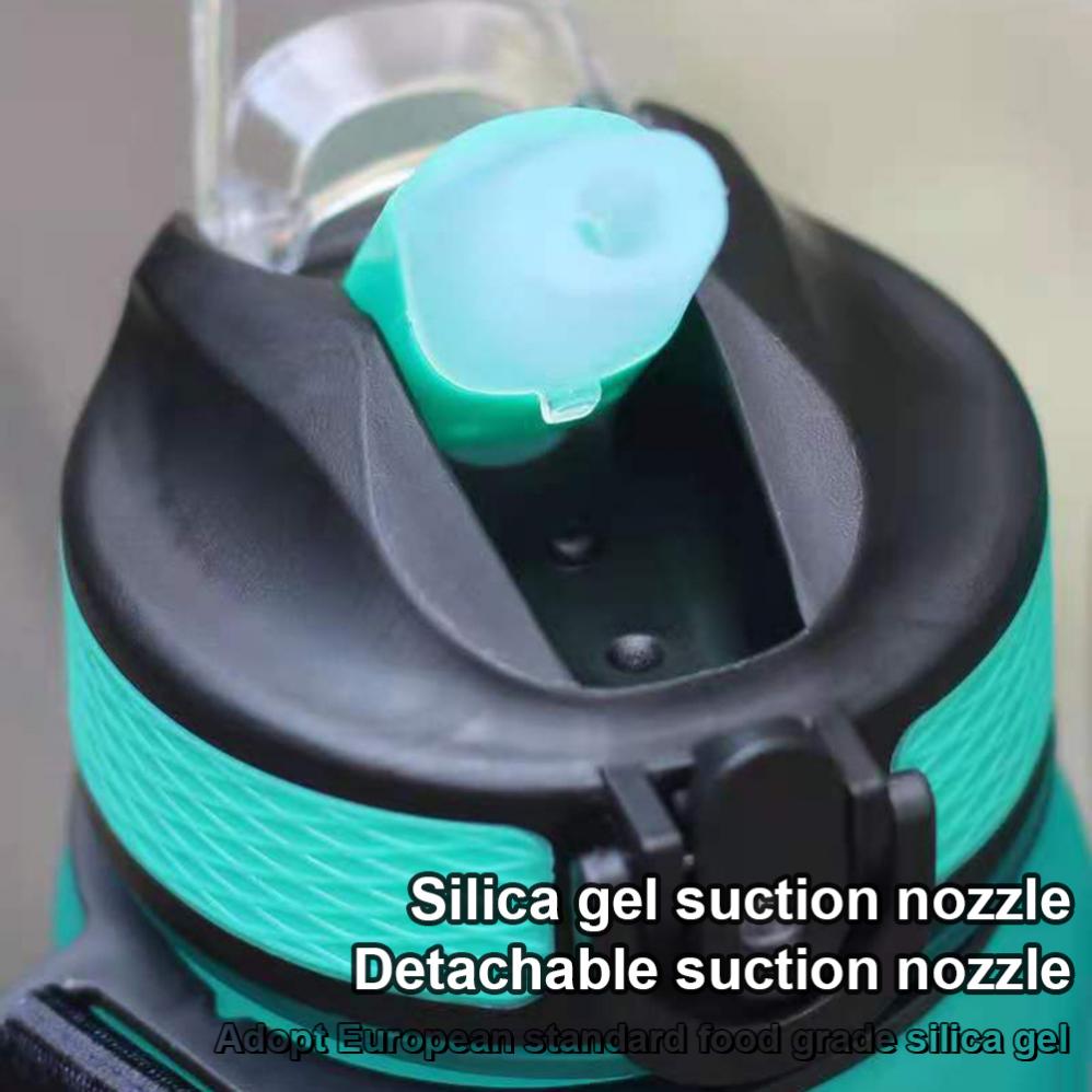 32 Oz Leakproof Drinking Water Bottle Carry Strap Straw Leak Proof Sport Water Jug for Hiking Fitness Outdoor Camping