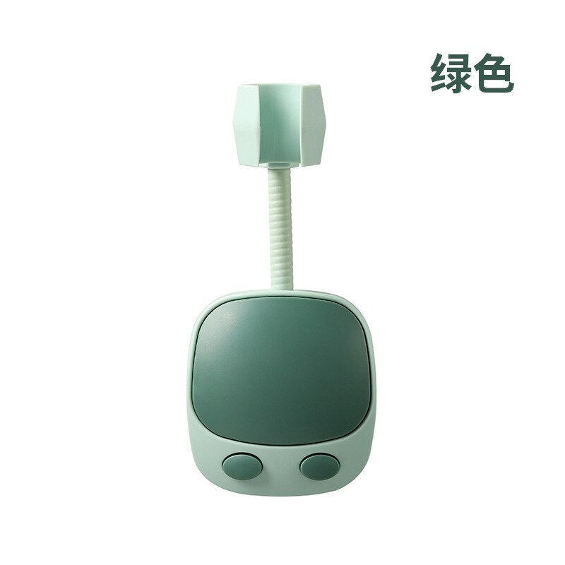 Rotation Universal Shower HolderShower Head Holder Punch-Free Bathroom Bracket Adjustable ABS handheld shower holder Fixed Base: C