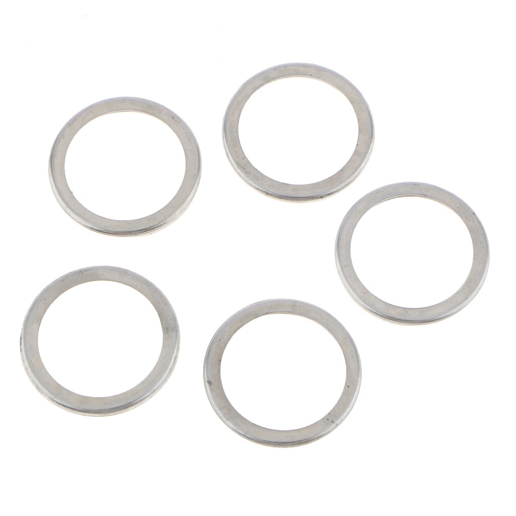 10Pcs Aluminum Drain Plug Washer Compatible Dia 20mm for Subaru