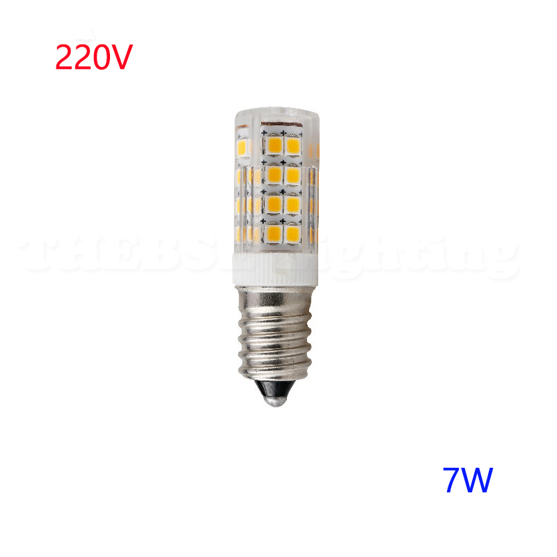 Lâmpada de milho LED para lâmpada de halogéneo, lâmpada de milho LED, SMD2835, ângulo de feixe 360, substituir holofotes, E14, 5W, 7W, 9W, 12W, AC, 220V: Branco / RGB