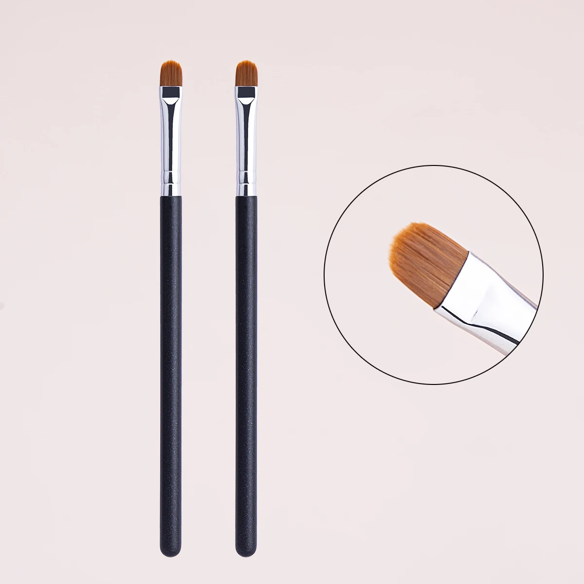 Oblate The Line Brush Ultra-thin Lip Line Eyebrow Concealer Brushes Detail Concealer Makeup Tool Lip Brow Contour The Line Brush: green