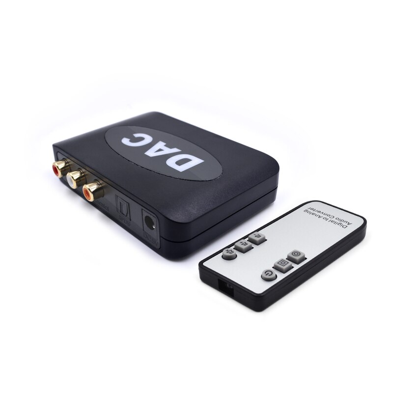 Digital to Analog Audio Converter Audio Signals to AV Power Amplifiers Audio Adapter