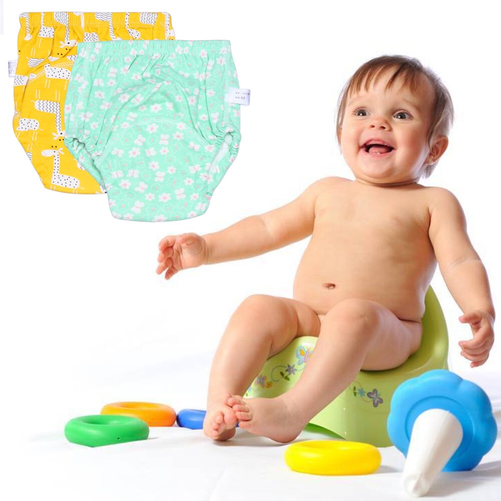 5 stk blødtrykt tpu vaskbar baby lærings shorts bomuldshorts baby shorts til dreng