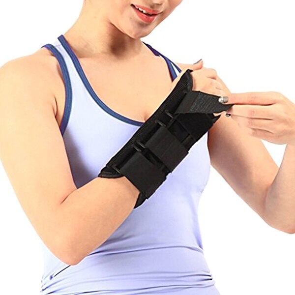 1pcs Steel Plate Wristband Sprain Forearm Splint Band Breathable Durable Adjustable Belt DO2
