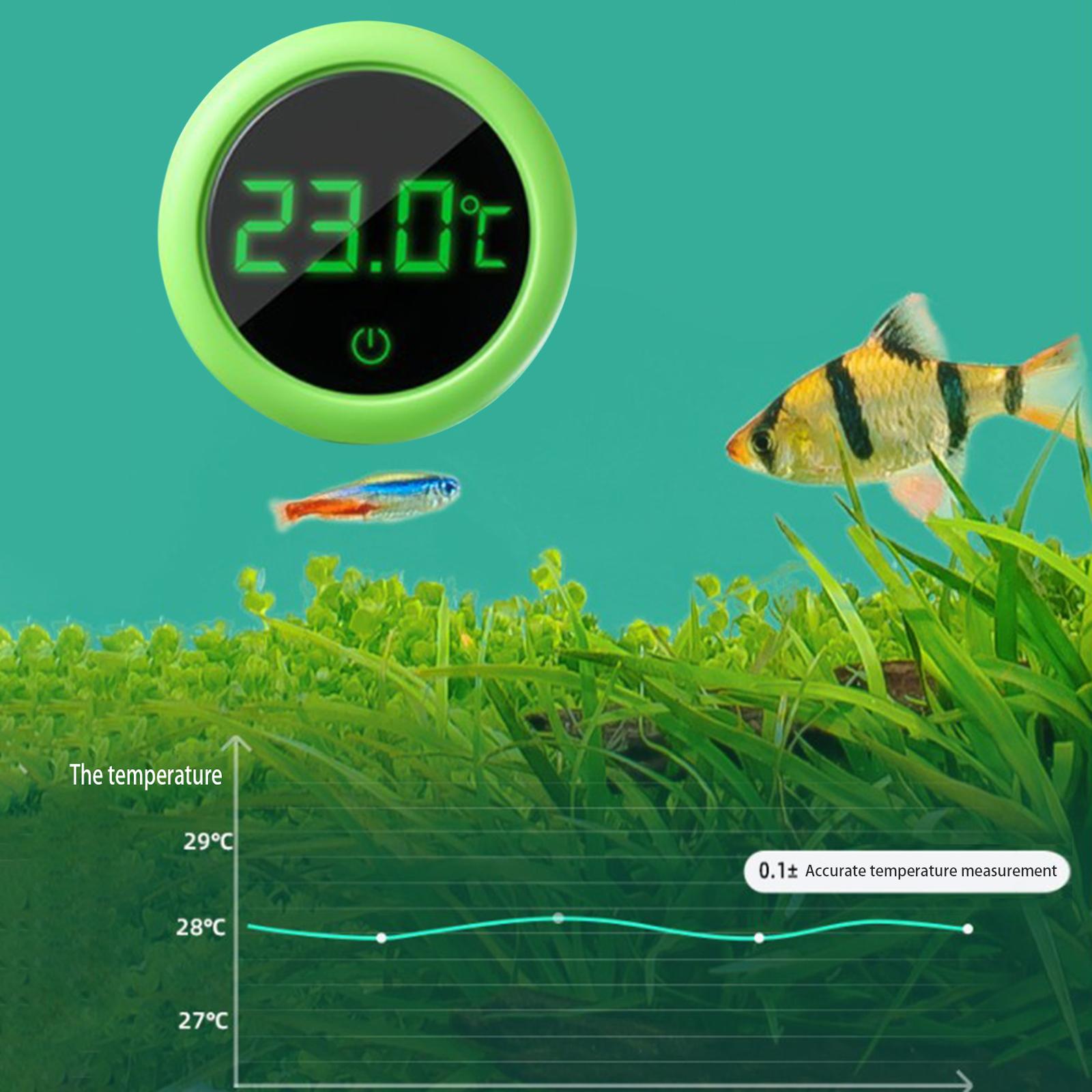 Digital Fisch Panzer Thermometer sofortig lesen hoch genau Stock an LCD Anzeige Mini Aquarium Thermometer Pro Aquarium Fisch Panzer