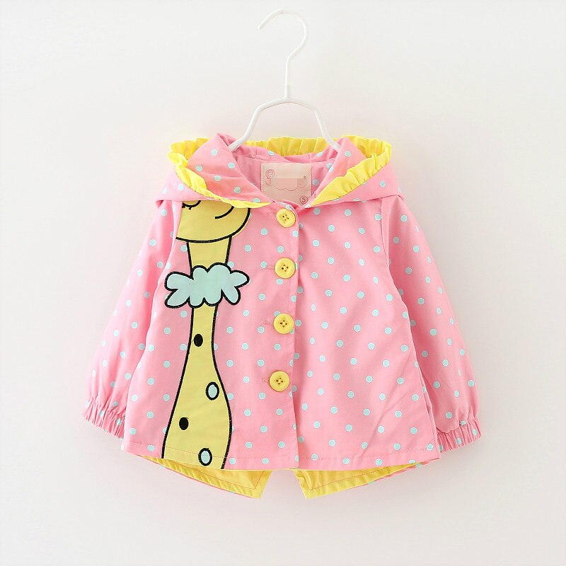 Baby meisje splicing jas