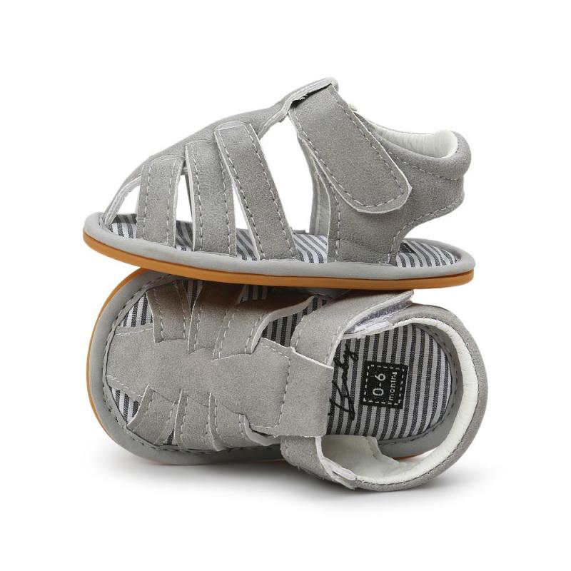 4 farben Baby Sommer Schuhe Kleinkind Im Freien Sport Weiche Flache Sandalen rutsch Beiläufige Gummi-sohlen Kinder schuhe