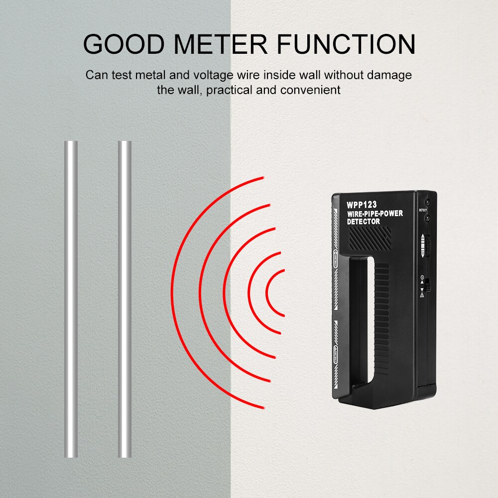 WPP123 Muur Scanner Muur Metalen Detector Sensor Voor Vinden Metalen Hout Studs Ac Draad Metalen Detectie