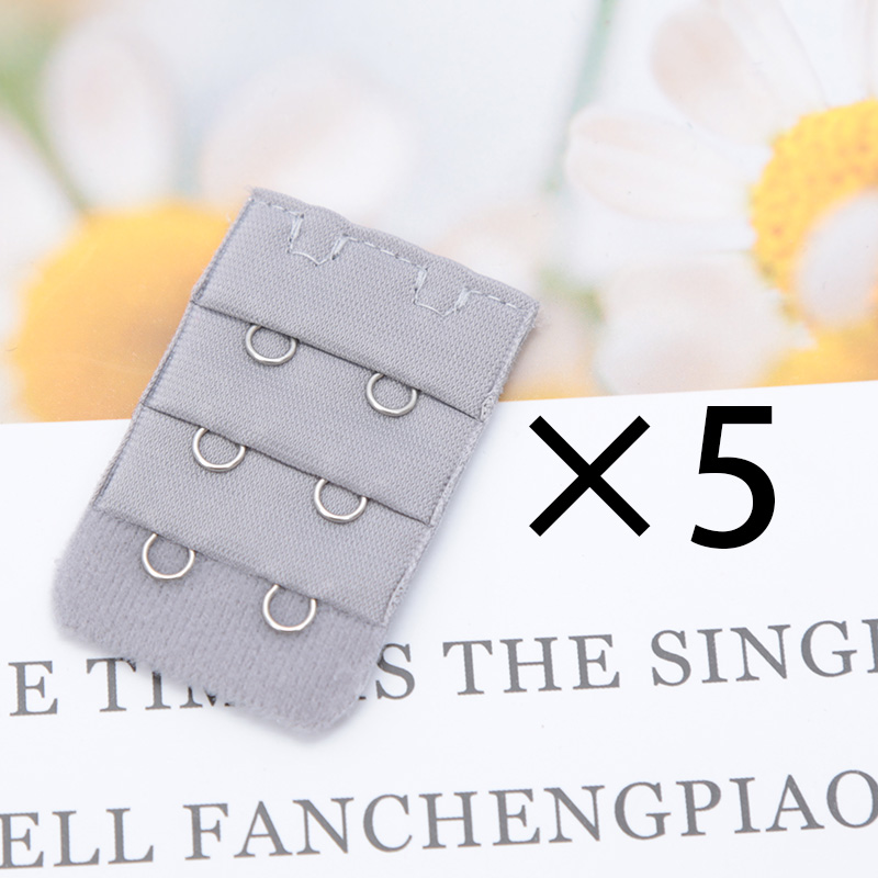 5 unids/set hebilla señoras útil extensor de sujetador correa de extensión elástica gancho cinturón ajustable íntimos hechos a mano mujeres accesorios DIY