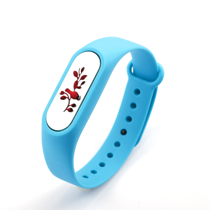 Ubelieve Bambini In Acciaio Inox Regolabile Olio Essenziale Del Braccialetto Dei Bambini del Silicone Degli Uomini Donne Diffusore Locket Braccialetti di Silicone: Blue 010