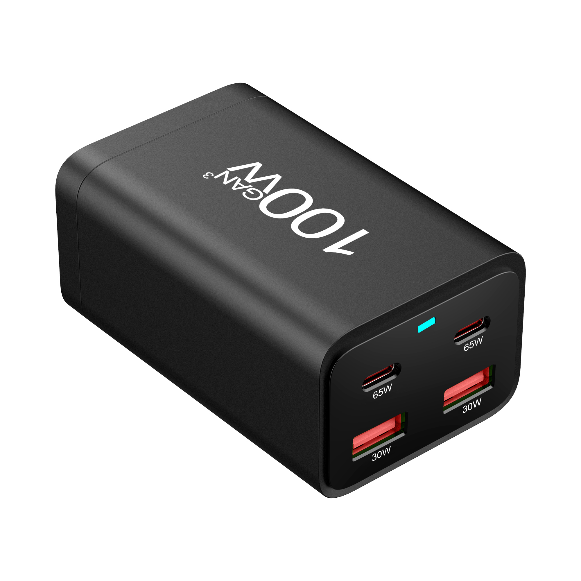 100W 4 Poorten Gan Snellader 4.0 3.0 Type C Pd Usb Oplader Draagbare Qc4.0 3.0 Snelle Oplader Voor Laptop Iphone15 14 13