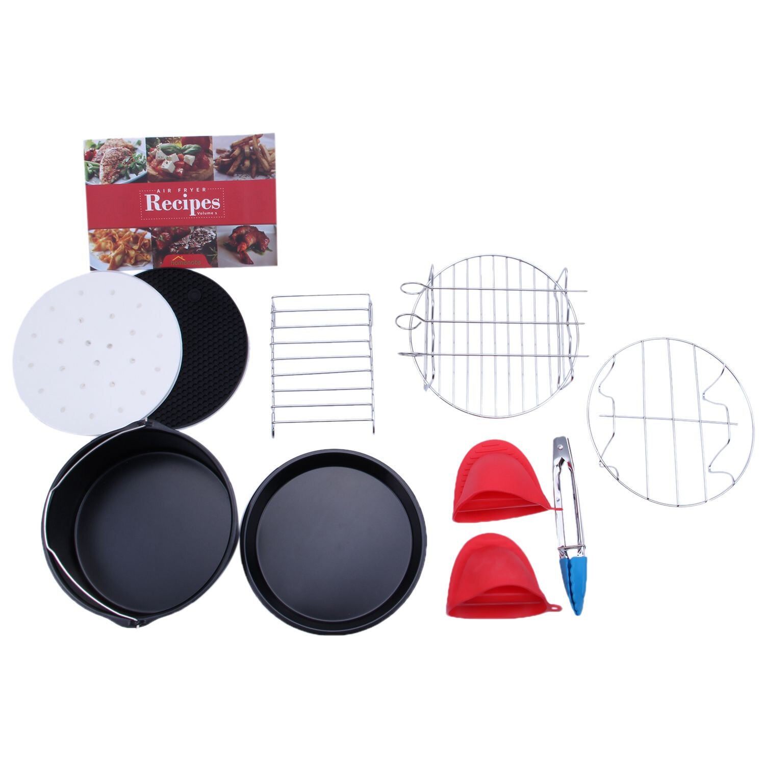 Ensemble d'accessoires pour friteuse à Air, 10 pièces, pour toutes les friteuses à Air Standard de 3,7 qt-5,3 qt-5,8 qt, 7 pouces