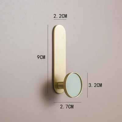 Goldene Garderobe Haken Messing Haken Wand Kleidung Hut L Aufhänger für Schlafzimmer Küche Badezimmer Verschiedene Farben Dekor Wohnaccessoires: Gold