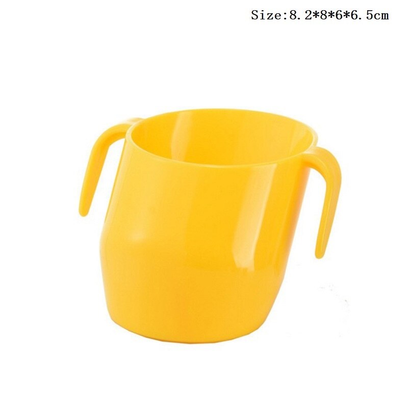 Schräge Trinkbecher Baby Lernen Zu Trinken Tassen Gesunde Dicht Ausbildung Fütterung Tasse Anti-herbst Art Milch Wasser Flasche Getränk: Gelb