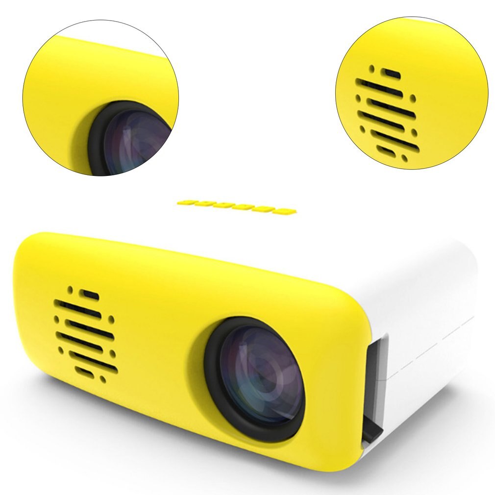 LCD Projectors Mini 320*240 Pixels TFT LCD 800:1 Manual Operation LED Home Theater Projector Without Battery