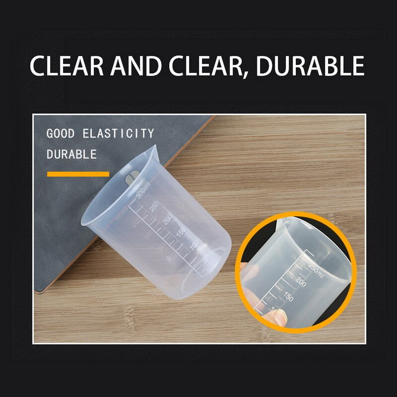 20 Ml/30 Ml/50 Ml/300 Ml/500 Ml/1000 Ml Clear Plastic Afgestudeerd maatbeker Voor Bakken Beker Vloeibare Meten Jugcup Container
